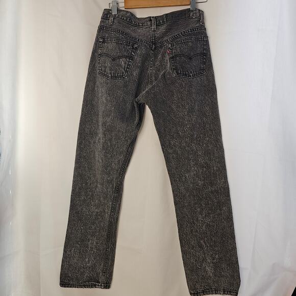 Levi's Vintage 90" 501 Straight Jean Faded Black size 31 - Picture 6 of 8